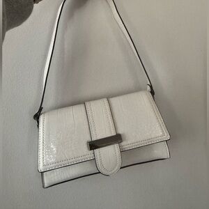 Forever 21 Faux Croc Shoulder Bag